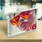 Azar Displays White Acrylic Block with Metal Back Plate 5 in. X 7 in., 2PK 104667-WHT-2PK - alternate 4